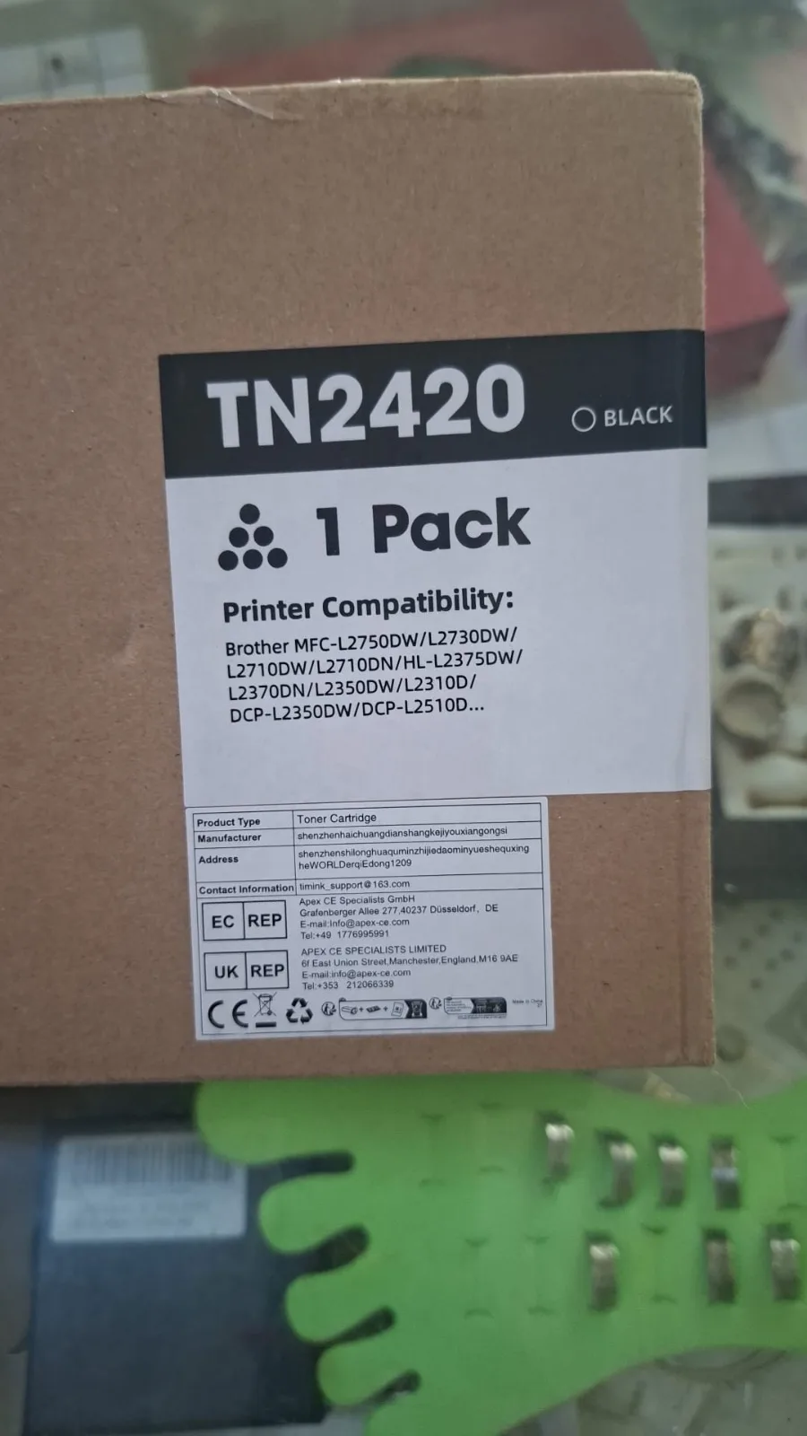 Cartuccia toner compatibile TN2420 Black 1 pack
